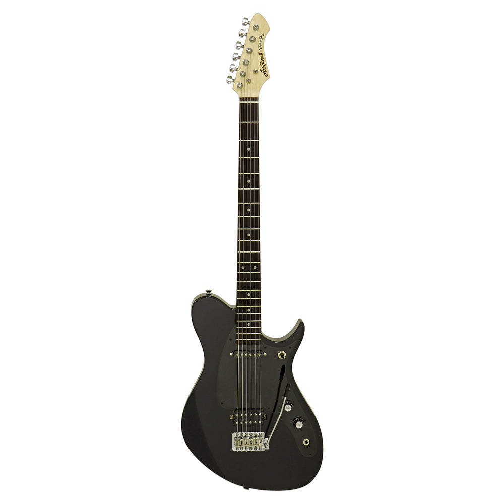 Aria Jet Baritone Electric Guitar Black - Music Vault