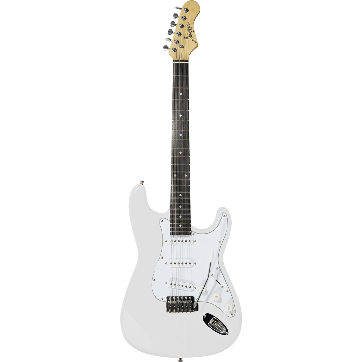Johnny Brook Electric Guitar, Amplifier & Accessory Starter Pack White