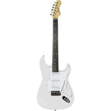 Johnny Brook Electric Guitar, Amplifier & Accessory Starter Pack White