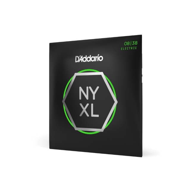 D'Addario NYXL Extra Super Light Electric Guitar Strings 8-38
