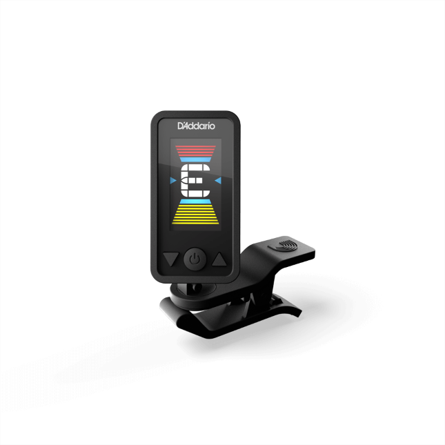 D'Addario Eclipse Rechargeable Chromatic Guitar Headstock Tuner
