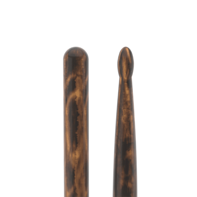 Promark Classic Forward 7A FireGrain Hickory Drumsticks Oval Wood Tip