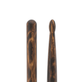 Promark Classic Forward 7A FireGrain Hickory Drumsticks Oval Wood Tip