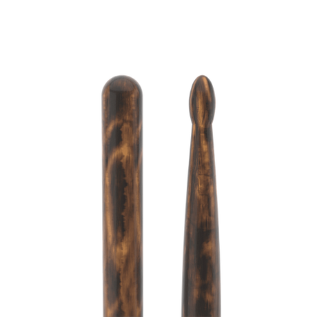 Promark Classic Forward 7A FireGrain Hickory Drumsticks Oval Wood Tip - Music Vault