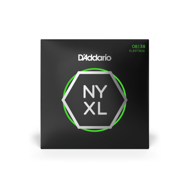 D'Addario NYXL Extra Super Light Electric Guitar Strings 8-38