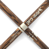 Promark Classic Forward 7A FireGrain Hickory Drumsticks Oval Wood Tip