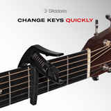 D'Addario Tri-Action Capo Black