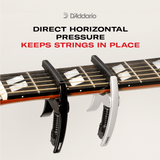 D'Addario Tri-Action Capo Black