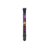D'Addario Outrun Polyester Guitar Strap Neon Stars