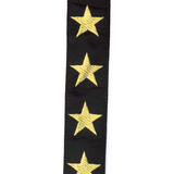 D'Addario Woven Guitar Strap Gold Star