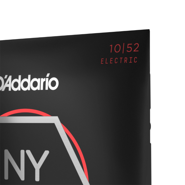 D'Addario NYXL Light Top/Heavy Bottom Electric Guitar Strings 10-52