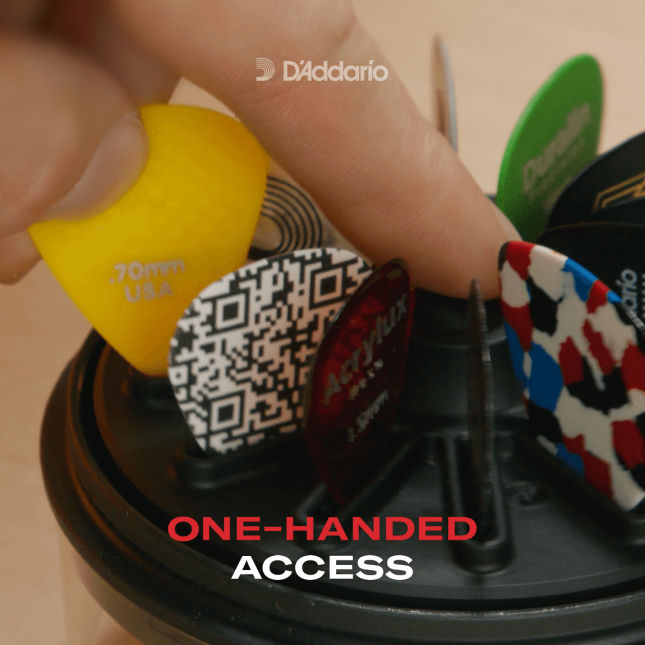 D'Addario Guitar Pick Holder 360