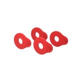 D'Addario Flex Lock Guitar Strap Blocks Red