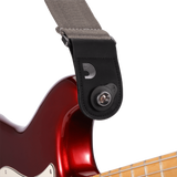 D'Addario Flex Lock Guitar Strap Blocks Black