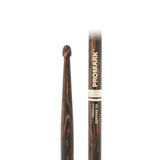 Promark Rebound 5A FireGrain Hickory Drumsticks Acorn Wood Tip