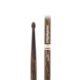 Promark Rebound 7A FireGrain Hickory Drumsticks Acorn Wood Tip