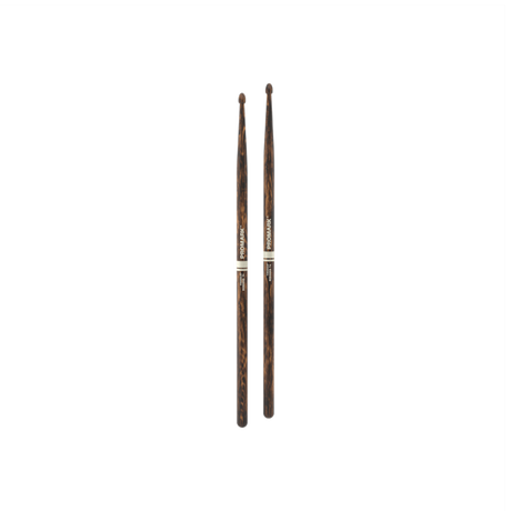 Promark Rebound 7A FireGrain Hickory Drumsticks Acorn Wood Tip - Music Vault