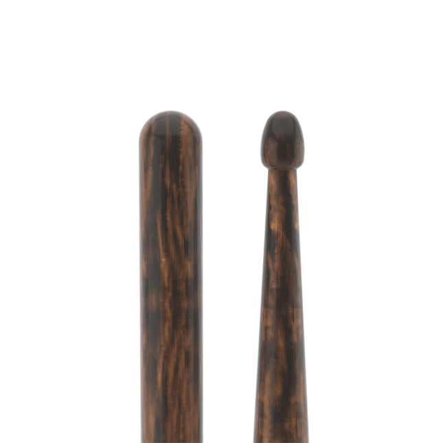 Promark Rebound 2B FireGrain Hickory Drumsticks Acorn Wood Tip