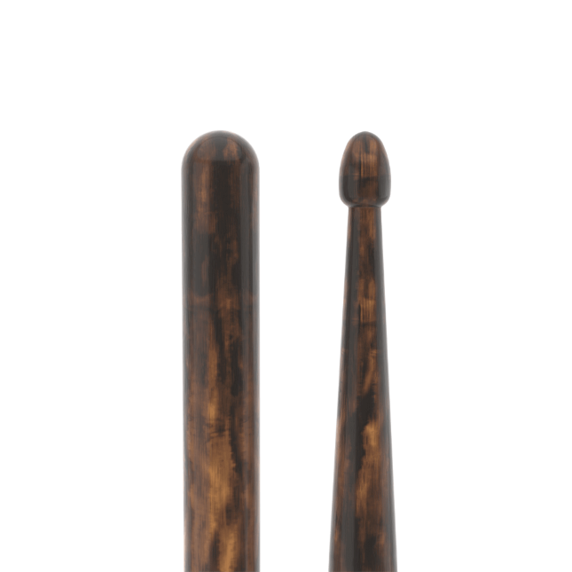 Promark Rebound 7A FireGrain Hickory Drumsticks Acorn Wood Tip