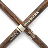 Promark Rebound 7A FireGrain Hickory Drumsticks Acorn Wood Tip