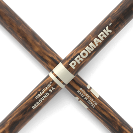 Promark Rebound 5A FireGrain Hickory Drumsticks Acorn Wood Tip - Music Vault