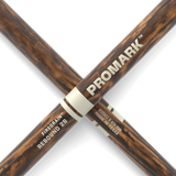Promark Rebound 2B FireGrain Hickory Drumsticks Acorn Wood Tip