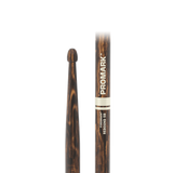 Promark Rebound 5B FireGrain Hickory Drumsticks Acorn Wood Tip