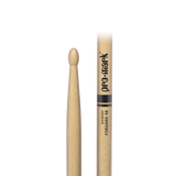 Promark Classic Forward 5B Hickory Drumsticks Oval Wood Tip