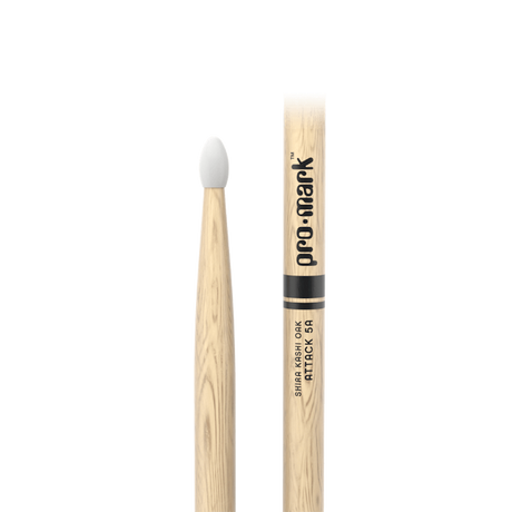 Promark Classic Attack 5A Shira Kashi Oak Drumsticks Oval Nylon Tip - Music Vault