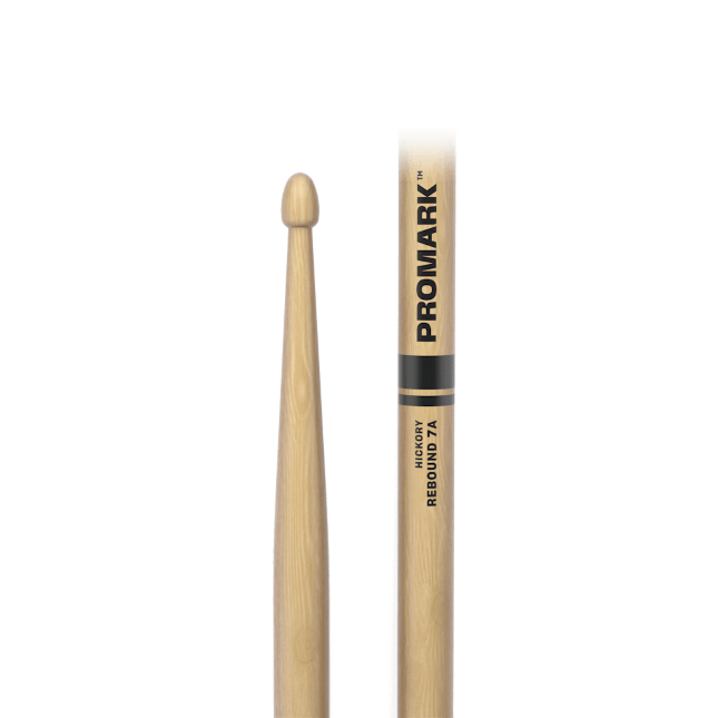 Promark Rebound 7A Hickory Drumsticks Acorn Wood Tip