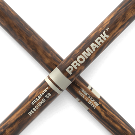 Promark Rebound 5B FireGrain Hickory Drumsticks Acorn Wood Tip - Music Vault