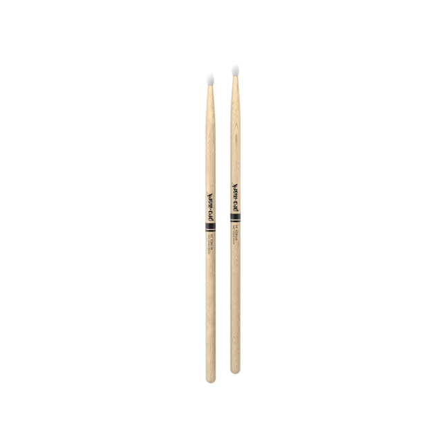 Promark Classic Attack 5A Shira Kashi Oak Drumsticks Oval Nylon Tip