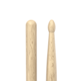 Promark Classic Attack 5A Shira Kashi Oak Drumsticks Oval Wood Tip
