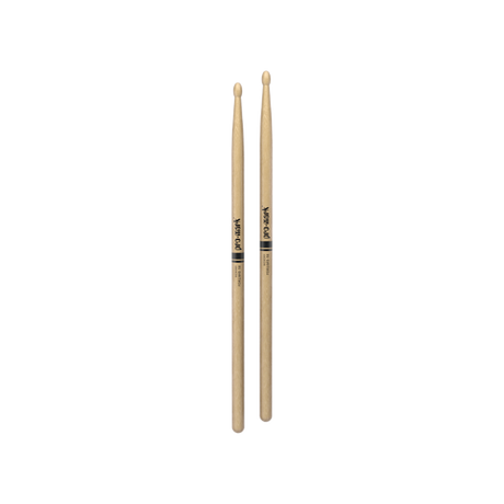 Promark Classic Forward 5B Hickory Drumsticks Oval Wood Tip - Music Vault