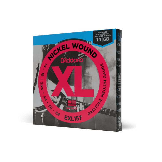 D'Addario XL Medium Baritone Electric Guitar Strings EXL157
