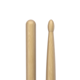 Promark Classic Forward 7A Hickory Drumsticks Oval Wood Tip