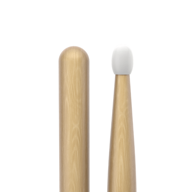 Promark Classic Forward 2B Hickory Drumsticks Oval Nylon Tip