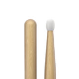 Promark Classic Forward 2B Hickory Drumsticks Oval Nylon Tip