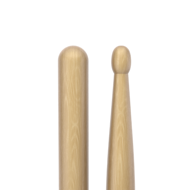 Promark Classic Forward 2B Hickory Drumsticks Oval Wood Tip
