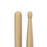 Promark Classic Forward 2B Hickory Drumsticks Oval Wood Tip