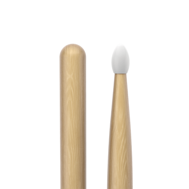 Promark Classic Forward 5A Hickory Drumsticks Oval Nylon Tip