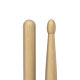 Promark Classic Forward 5B Hickory Drumsticks Oval Wood Tip