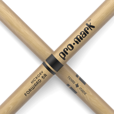 Promark Classic Forward 5A Hickory Drumsticks Oval Nylon Tip - Music Vault