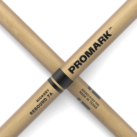 Promark Rebound 7A Hickory Drumsticks Acorn Wood Tip - Music Vault
