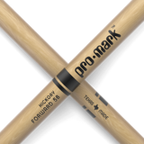 Promark Classic Forward 5B Hickory Drumsticks Oval Wood Tip