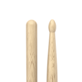 Promark Classic Attack 5A Shira Kashi Oak Drumsticks Oval Wood Tip