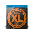 D'Addario XL Medium Short Scale Bass Guitar Strings EXL160S - Music Vault