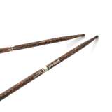 Promark Classic Forward 7A FireGrain Hickory Drumsticks Oval Wood Tip