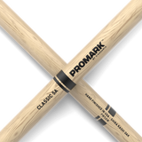 Promark Classic Attack 5A Shira Kashi Oak Drumsticks Oval Wood Tip