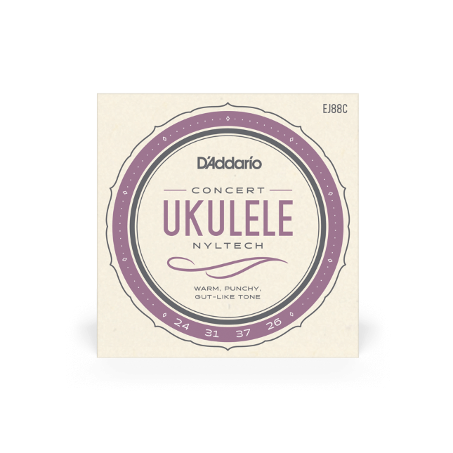 D'Addario Nyltech Concert Ukulele Strings EJ88C
